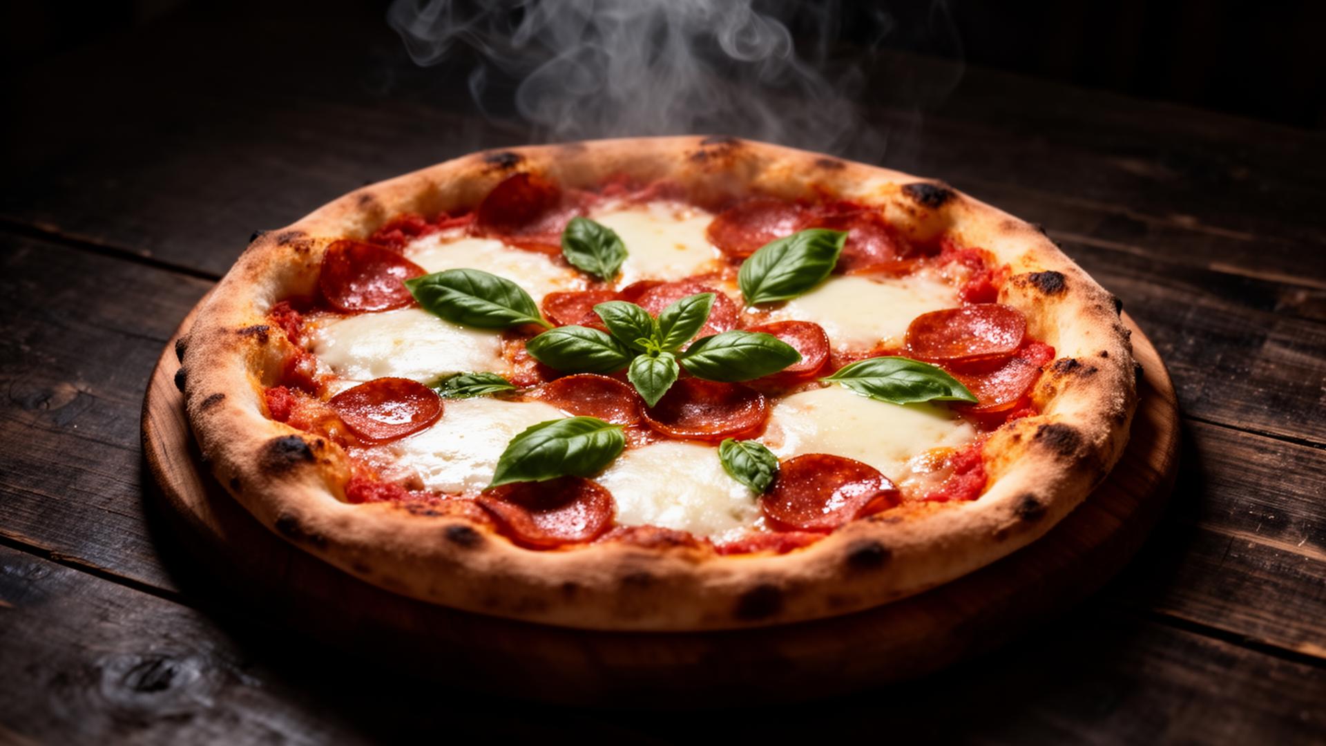 Świeża pizza prosto z pieca